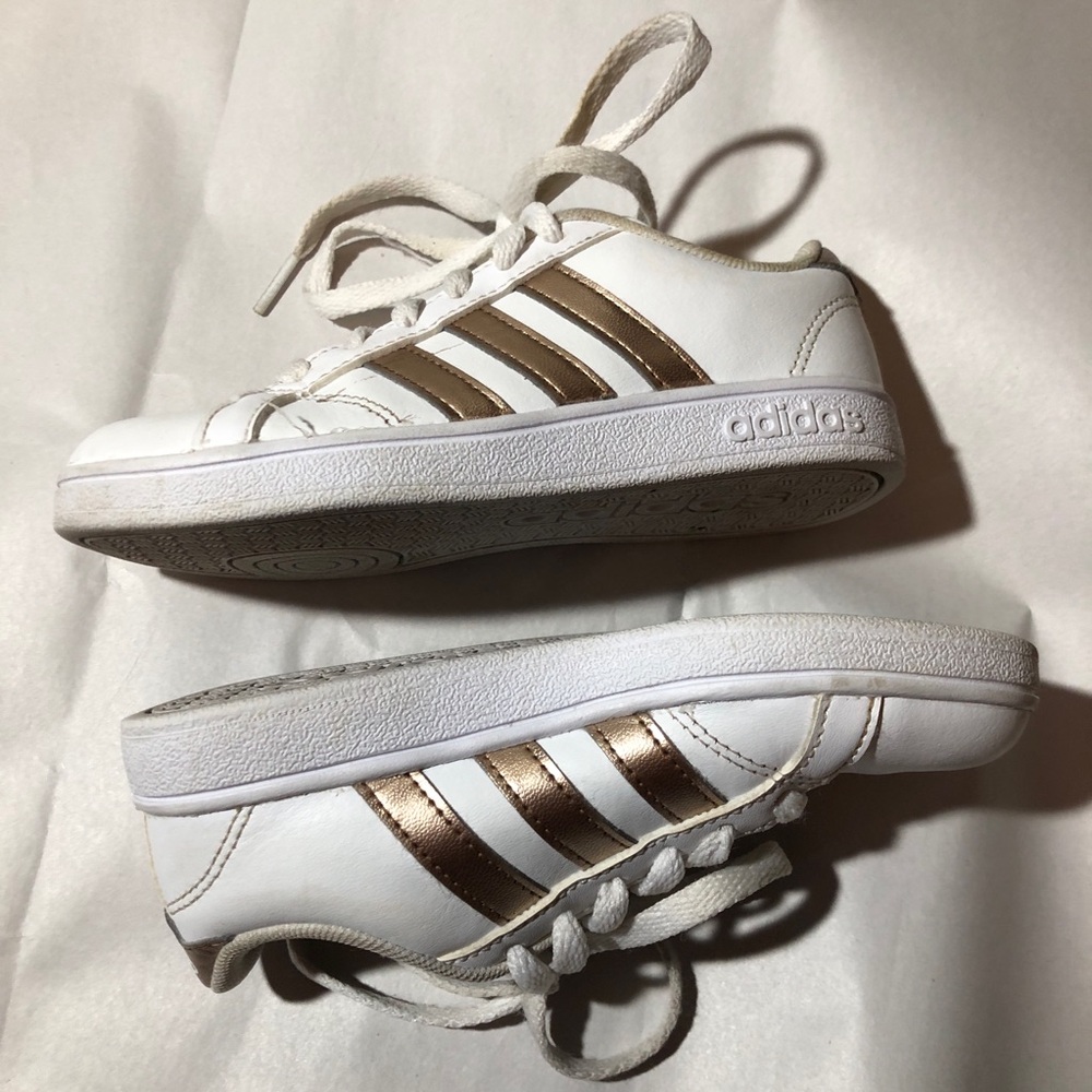 Adidas Neo Baseline Sneakers Size 12K - Picture 3 of 8